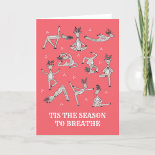 Yoga Christmas Card