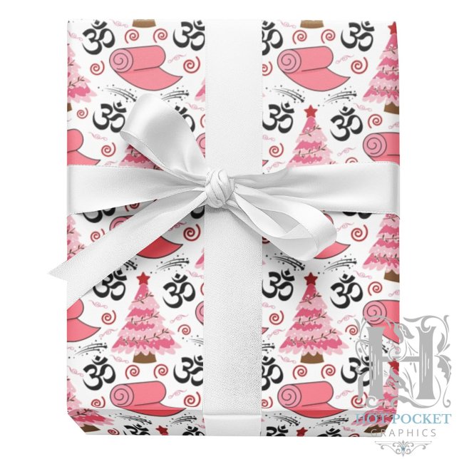 Yoga Christmas Wrapping Paper (Creator Uploaded)