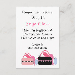 Yoga Class Invitation