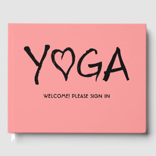 Yoga Class Sign In Guest Book