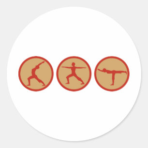 YOGA CLASSIC ROUND STICKER