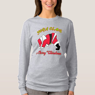 YOGA CLAUS funny Christmas T-Shirt