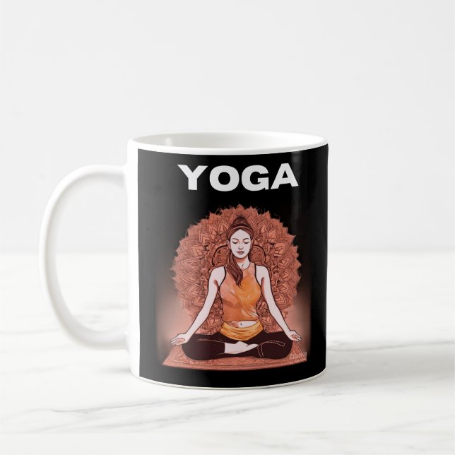 yoga  coffee mug (Left)