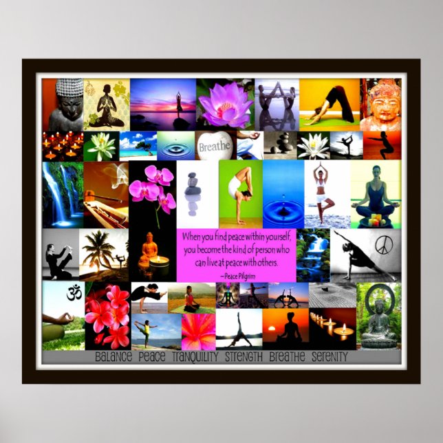 Yoga Collage Poster (Front)