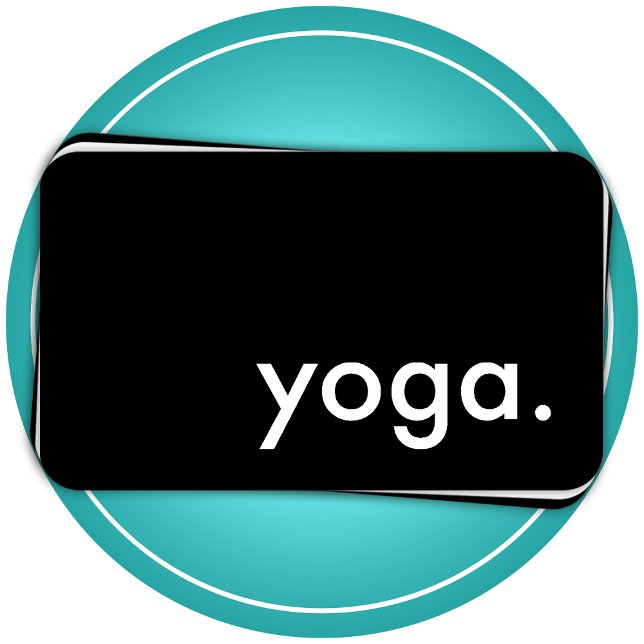 yoga. (colour customisable) business card (Creator Uploaded)