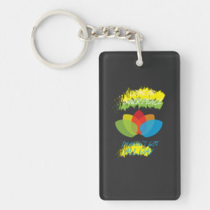 Yoga - Come On Inner Peace Key Ring