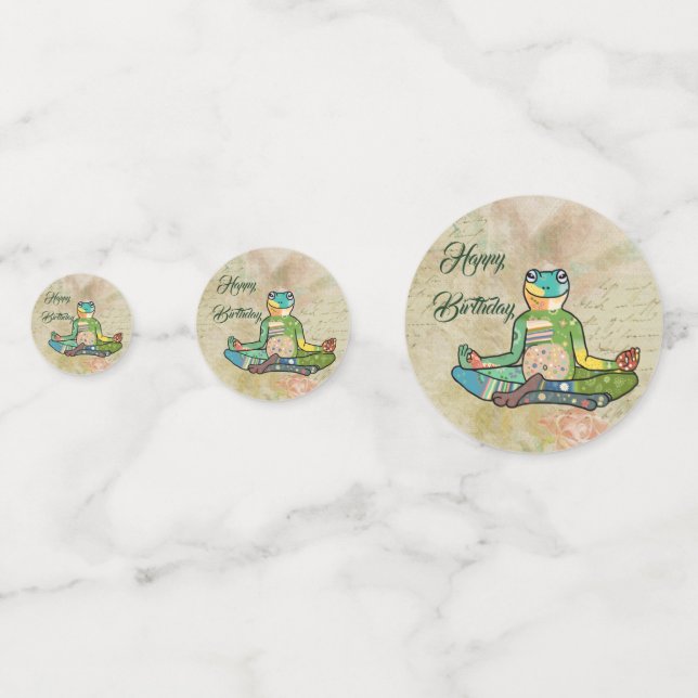 yoga confetti (Backs)