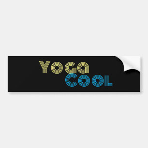 Yoga Cool Bumper Sticker