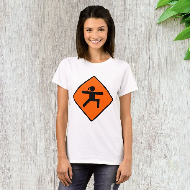 Yoga Crossing Sign Warrior Pose Stick Figure  T-Shirt (Creator Uploaded)