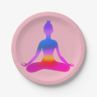 Yoga Custom Paper Plates