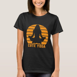 Yoga Cute Yoga Graphic T-Shirt