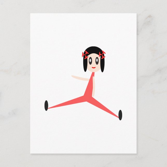 "Yoga Diva" Postcard (Front)