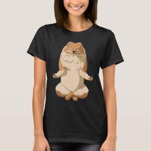 Yoga Dog Pomeranian T-Shirt