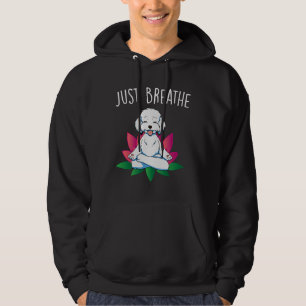 Yoga Dog Poodle Meditation Hoodie