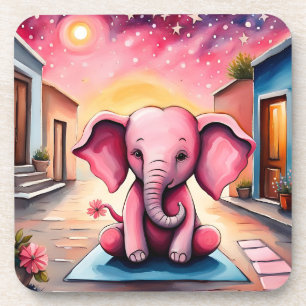 Yoga Elephant Coaster