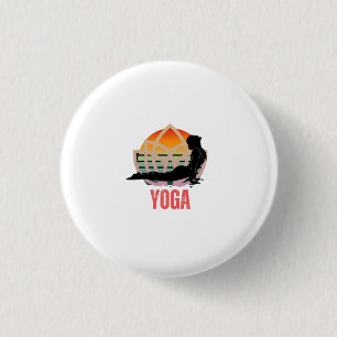 Yoga: Embrace the Flow 3 Cm Round Badge