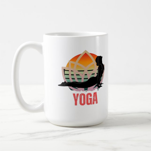 Yoga: Embrace the Flow Coffee Mug (Left)