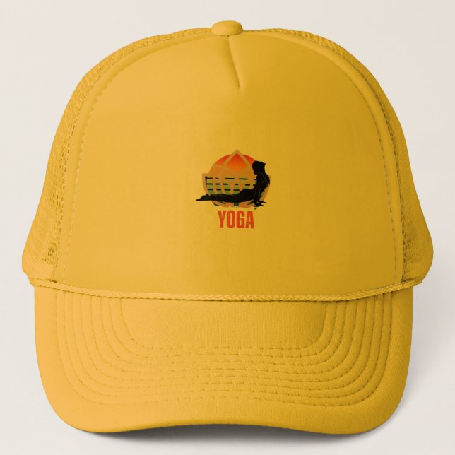 Yoga: Embrace the Flow Trucker Hat (Front)