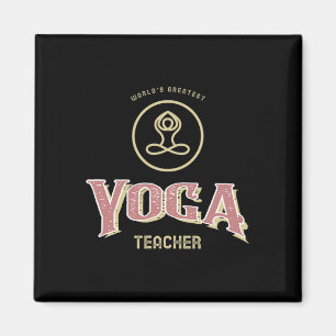 Yoga Exercise Relaxation Teacher Magnet
