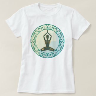 Yoga Exercise Sitting Pose Meditation  T-Shirt