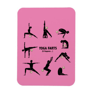 Yoga Farts Magnet