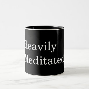 Yoga Fitness Heavily Meditated Two-Tone Coffee Mug