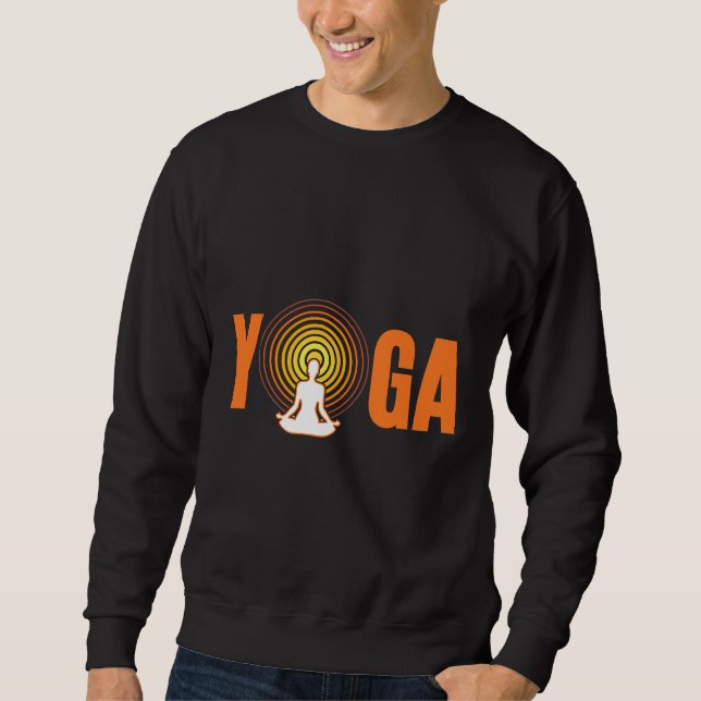 Yoga For Body Chakras Sweatshirt (Front)
