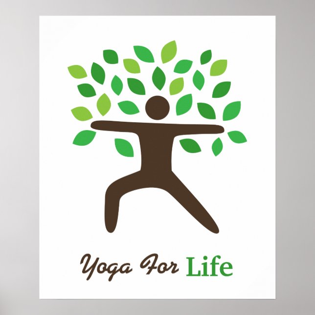 Yoga For Life, Warrior Pose, Tree Poster (Front)