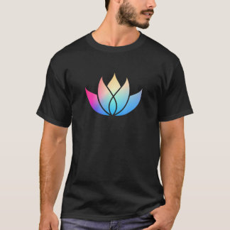 Yoga  For Men And Women  Om   Lotus Flower T-Shirt