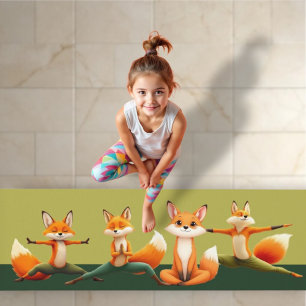 Yoga Foxes: Unbelievable Agility and Flexibility! Mat