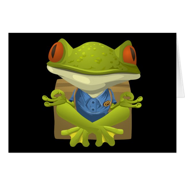 Yoga Frog (Front Horizontal)