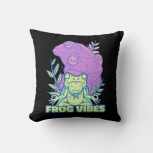Yoga Frog Vibes Cushion
