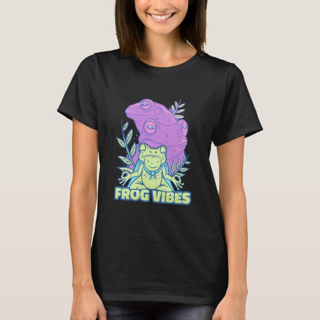 Yoga Frog Vibes T-Shirt (Front)