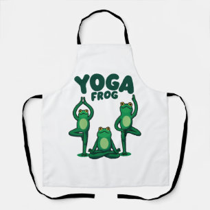 Yoga Frogs Apron