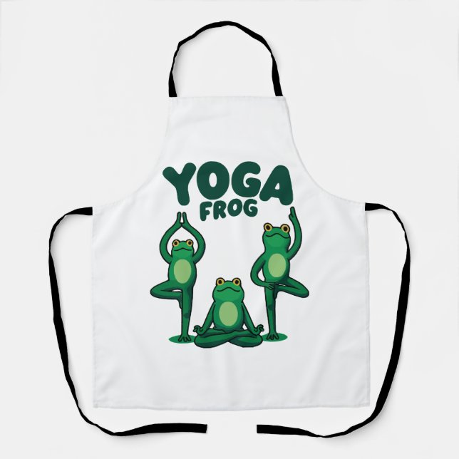 Yoga Frogs Apron (Front)