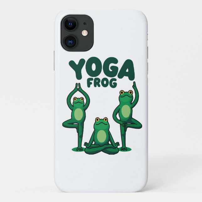 Yoga Frogs Case-Mate iPhone Case (Back)
