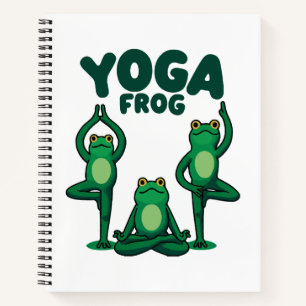 Yoga Frogs Notebook