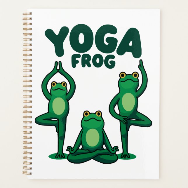 Yoga Frogs Planner (Front)