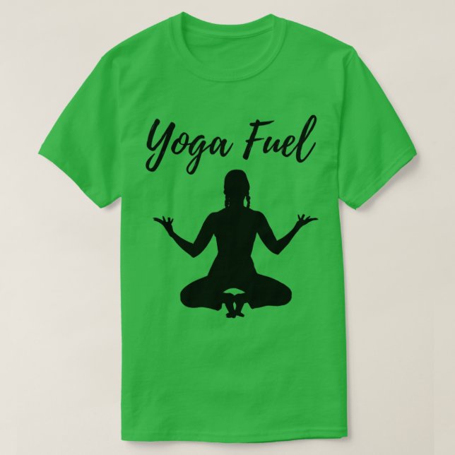 Yoga Fuel Design T-Shirt (Design Front)