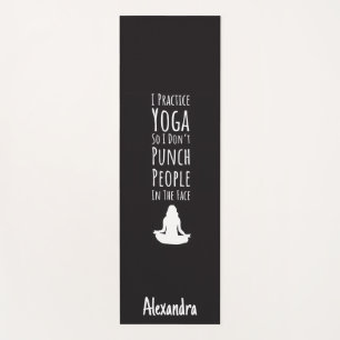 Yoga Gag Gifts Novelty Custom Personalized Funny Mat