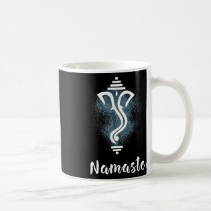 Yoga Ganesha Chakra Namaste Energy Lotus Karma Om Coffee Mug