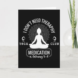 Yoga Gift For Teacher Instructor Meditation Cl Clu Card