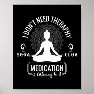 Yoga Gift For Teacher Instructor Meditation Cl Clu Poster