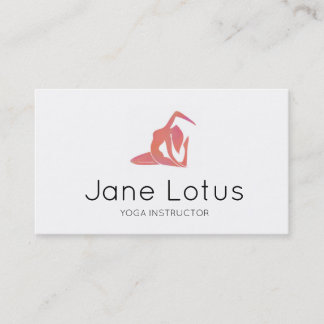 Yoga Girl 2 Business Card