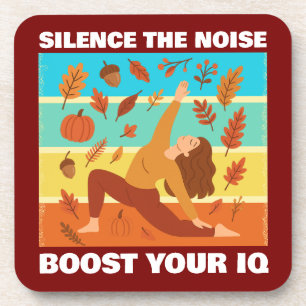 yoga girl coaster