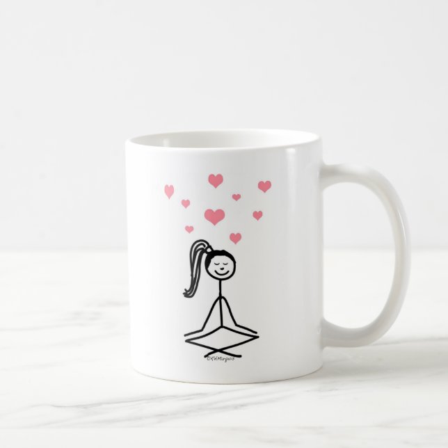 Yoga Girl Coffee Mug (Right)