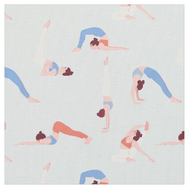 Yoga girl fabric (Close Up)