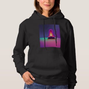 Yoga Girl Female Sun Salutation Meditation Chakra Hoodie