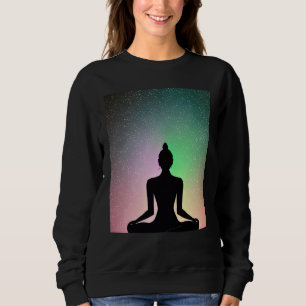 Yoga Girl Female Sun Salutation Meditation Chakra Sweatshirt