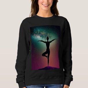 Yoga Girl Female Sun Salutation Meditation Chakra Sweatshirt